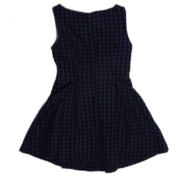 Houndstooth Heart Cutout Mini Dress- Mod Cute - Picture 2 of 2